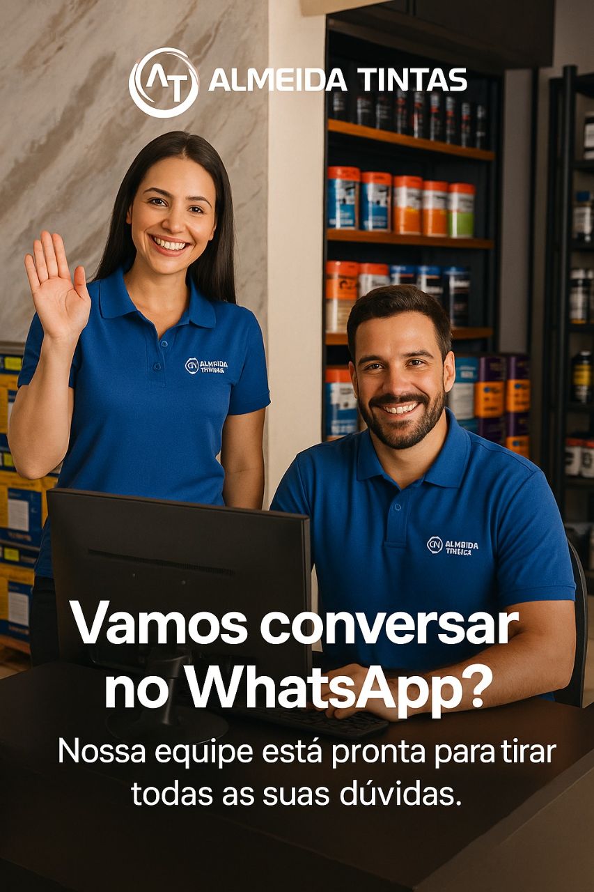 Atendimento consultivo na Almeida Tintas